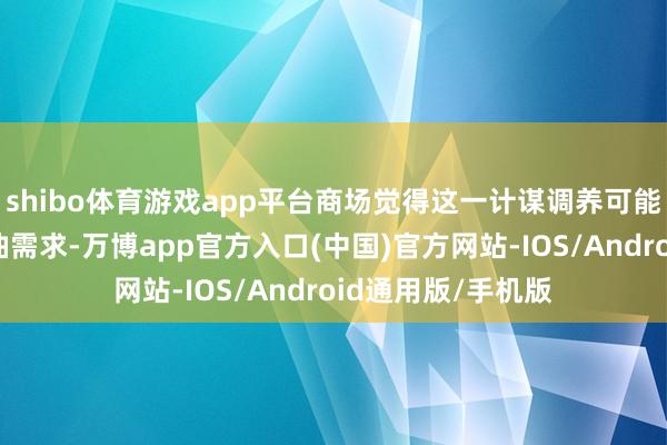 shibo体育游戏app平台商场觉得这一计谋调养可能抬升好意思国豆油需求-万博app官方入口(中国)官方网站-IOS/Android通用版/手机版