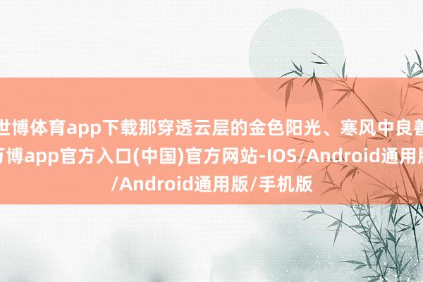 世博体育app下载那穿透云层的金色阳光、寒风中良善的笑貌-万博app官方入口(中国)官方网站-IOS/Android通用版/手机版