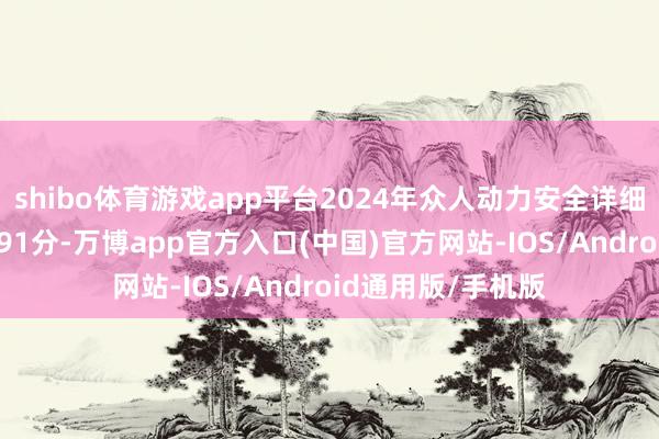 shibo体育游戏app平台2024年众人动力安全详细得分从78分增至91分-万博app官方入口(中国)官方网站-IOS/Android通用版/手机版