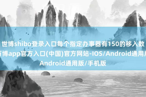 世博shibo登录入口每个指定办事器有150的移入数目限额-万博app官方入口(中国)官方网站-IOS/Android通用版/手机版