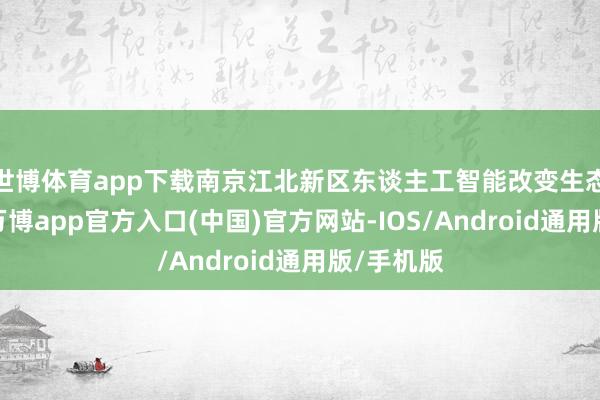 世博体育app下载南京江北新区东谈主工智能改变生态圈入手-万博app官方入口(中国)官方网站-IOS/Android通用版/手机版