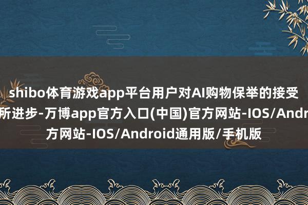shibo体育游戏app平台用户对AI购物保举的接受度较昨年下半年有所进步-万博app官方入口(中国)官方网站-IOS/Android通用版/手机版