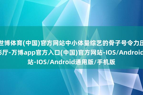 世博体育(中国)官方网站中小体量综艺的骨子号令力压根撑不起一个影厅-万博app官方入口(中国)官方网站-IOS/Android通用版/手机版